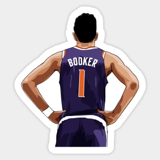 Devin Booker Vector Back Sticker